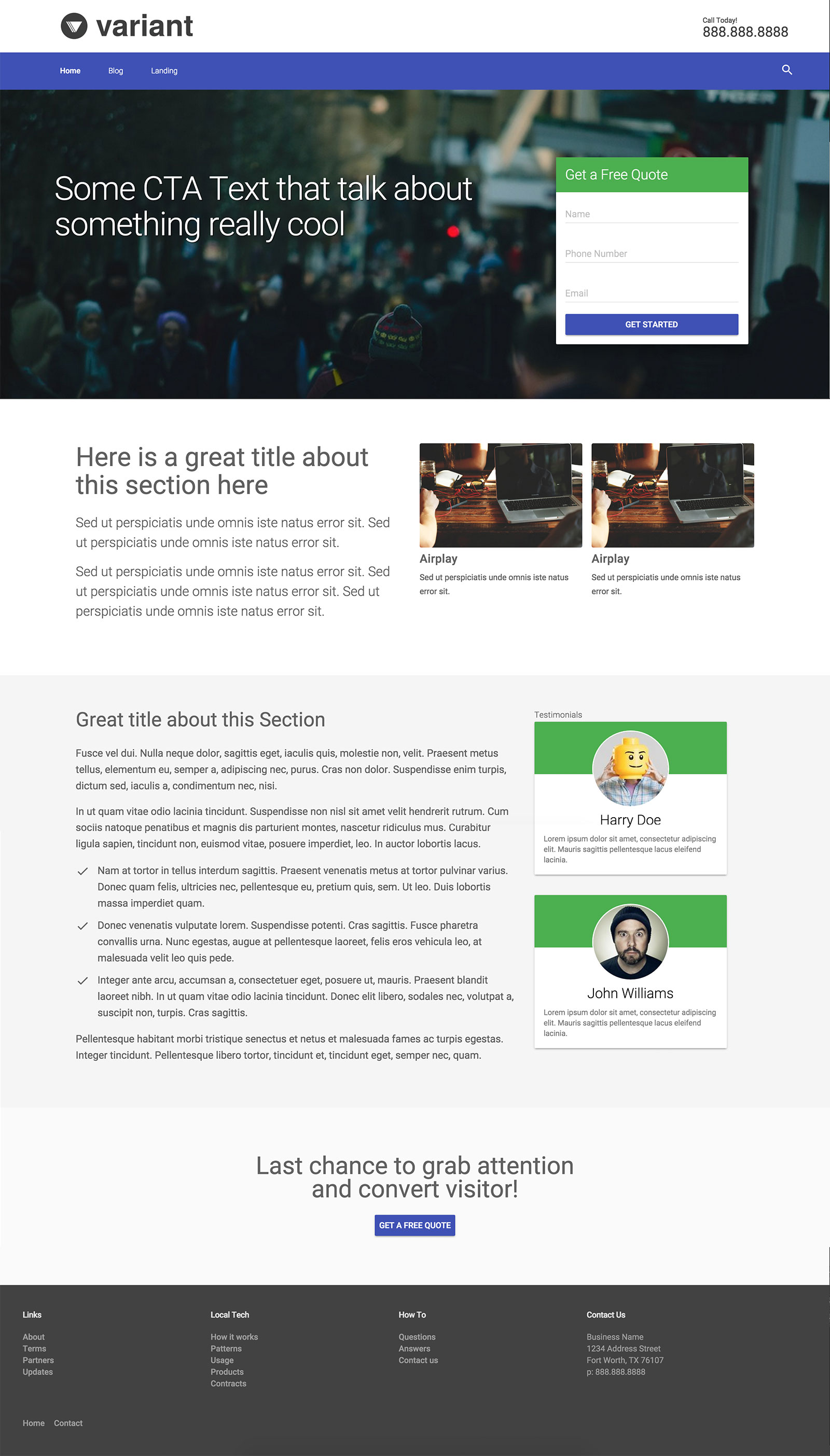 Material Design Lead Theme